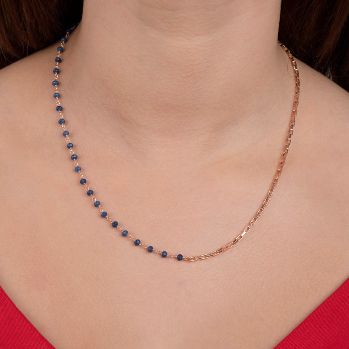 Dainty Lapis Lazuli Vermeil Necklace