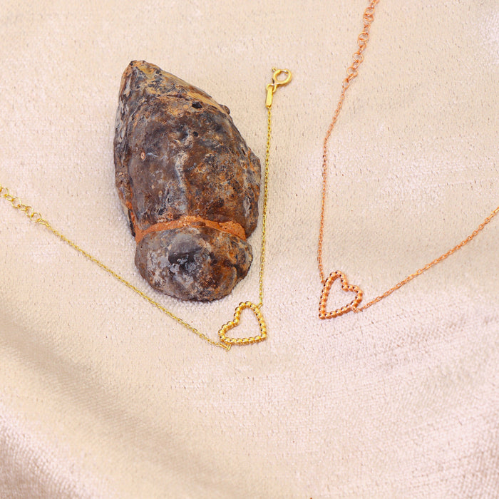 Delicate Gold Heart Bracelet