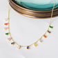 Multi Gemstone Station Necklace