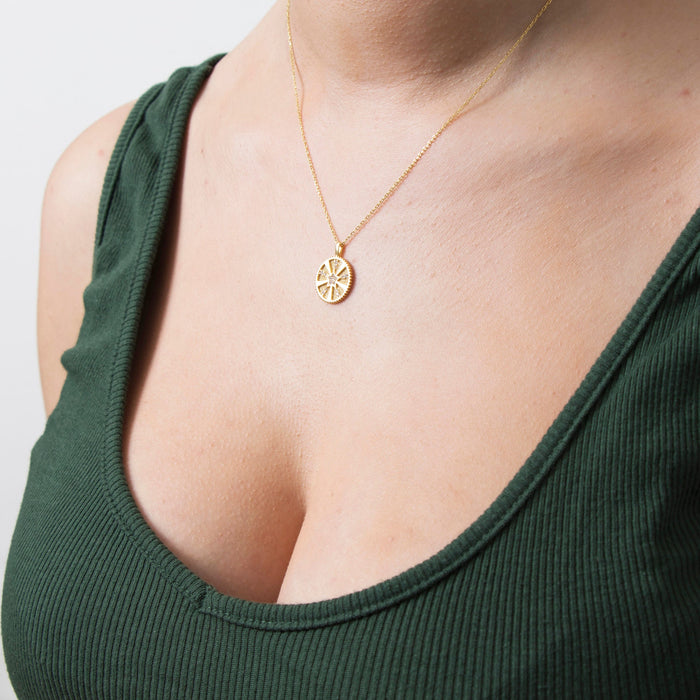Delicate Celestial Rose Gold Necklace