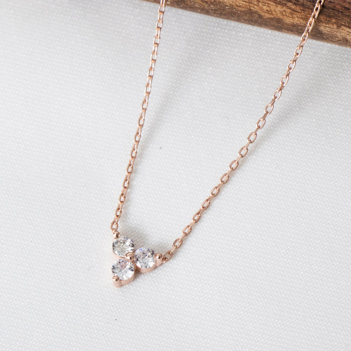 Dainty 14k Gold Vermeil Trio Necklace
