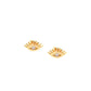Gold Evil Eye Stud Earrings