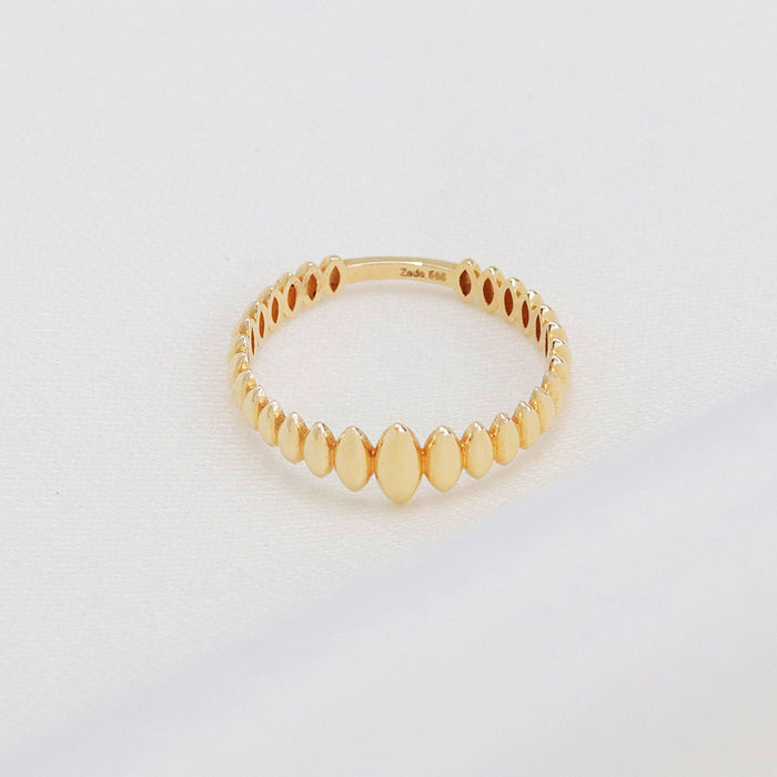 14K Solid Gold Spike Ring