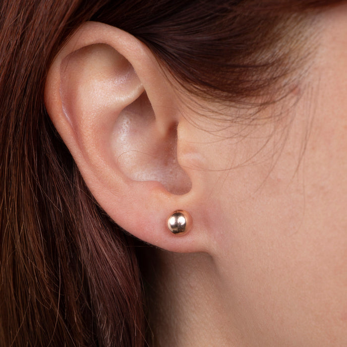 Dainty Ball Stud Earrings
