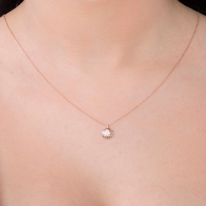 Gold Vermeil Shell Necklace