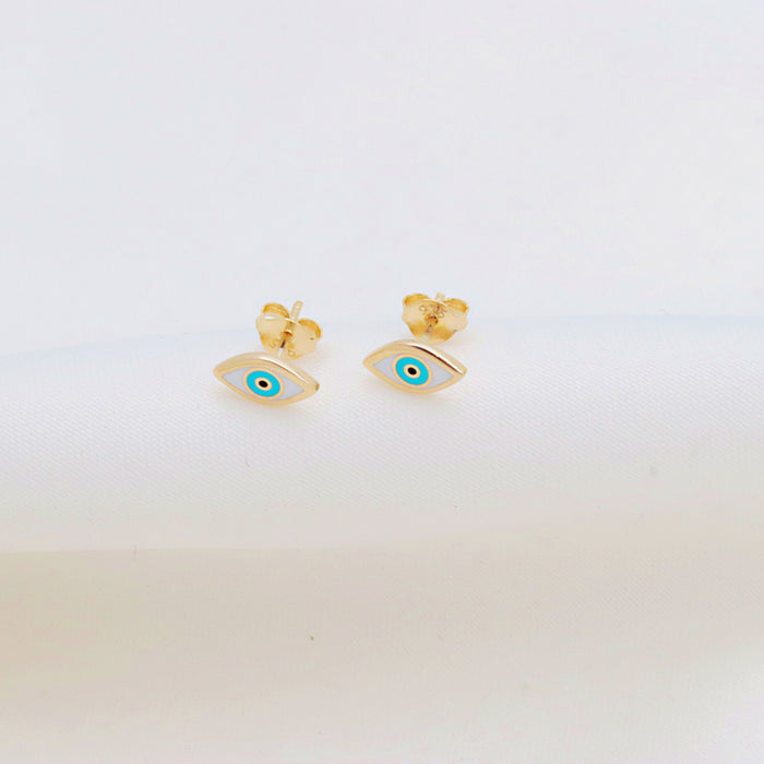 Evil Eye Stud Earrings