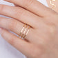 Elegant Hexagon Geometric Gold Ring