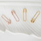 Safety Pin Hoop Earrings