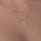 Cross Choker Necklace