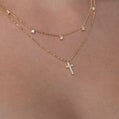 Cross Choker Necklace