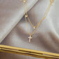 Cross Choker Necklace