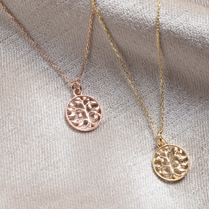 Elegant Tree of Life Family Pendant Necklace