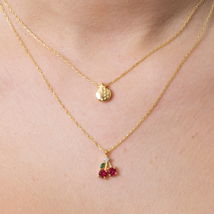 Gold Pomegranate Necklace