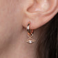 Evil Eye Huggie Hoop Earrings