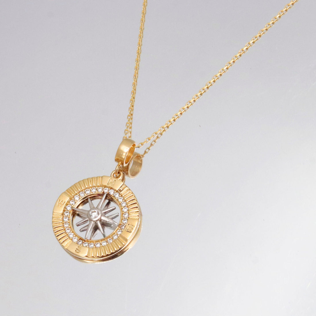 Compass Pendant Necklace