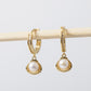 Freshwater Pearl Hoops
