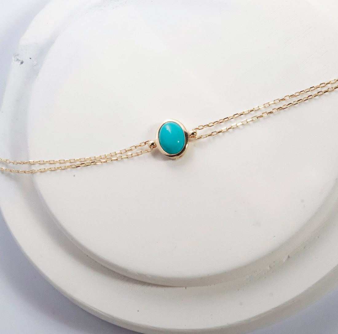 Turquoise Gem Bracelet