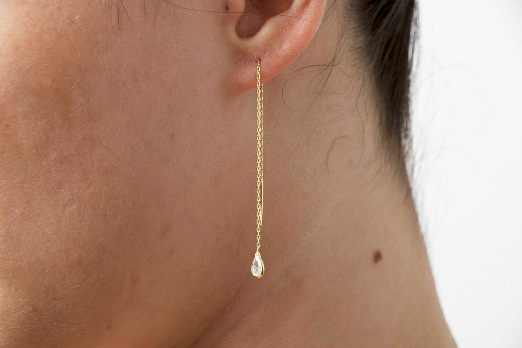 Elegant Gold Threader Earrings