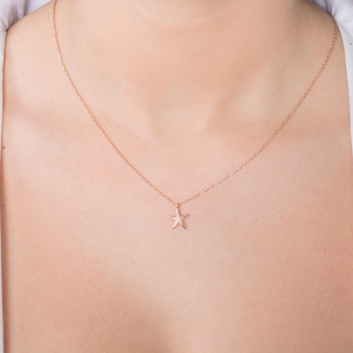 Dainty Starfish Necklace