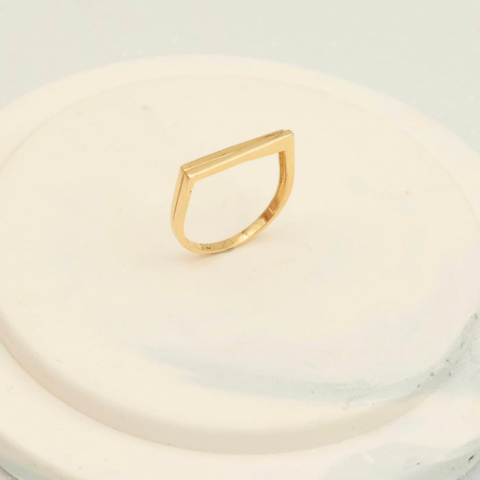 14k Dainty Stackable Gold Ring