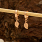 Leaf Hoop Earrings