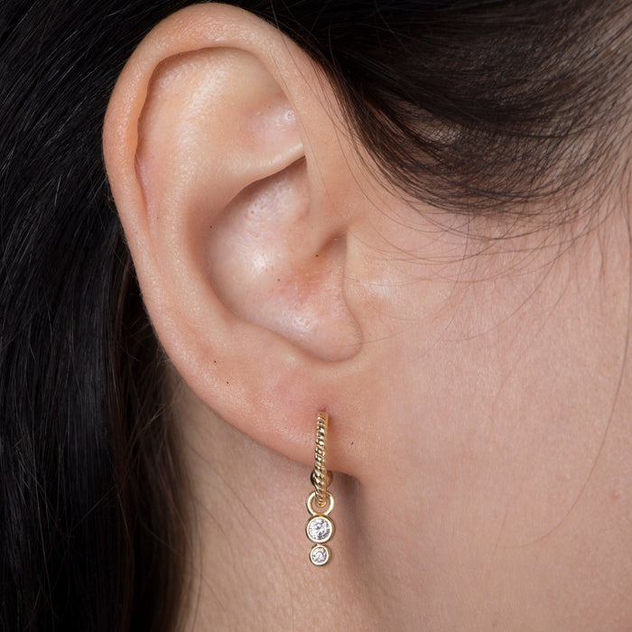 Gold Huggie Earrings