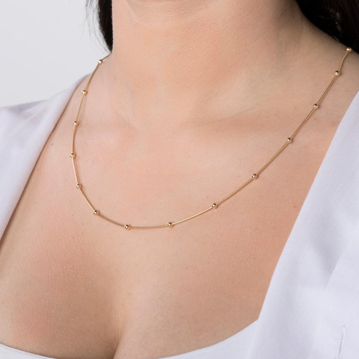 Gold Satellite Necklace