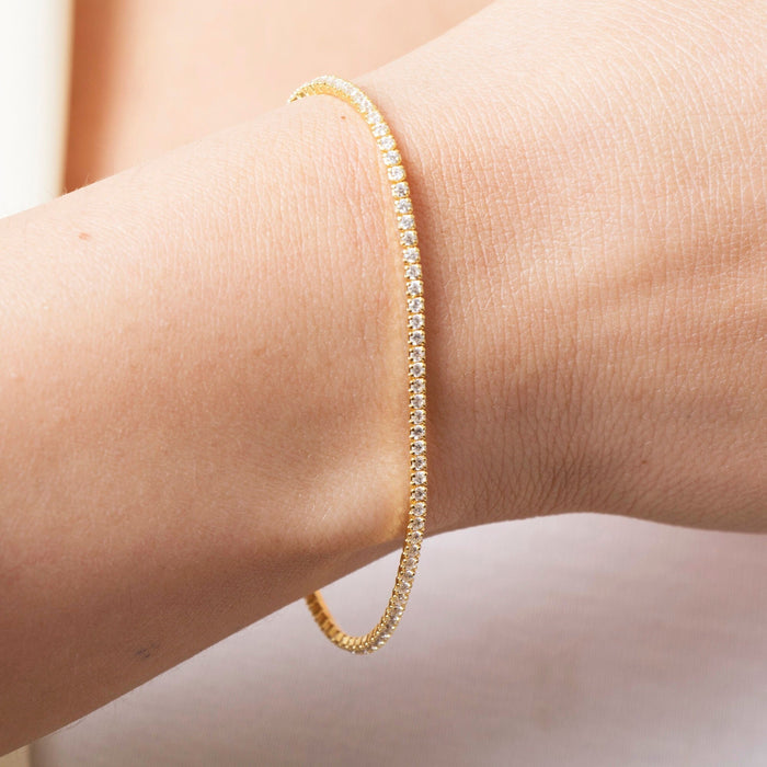 Cubic Zirconia Tennis Bracelet