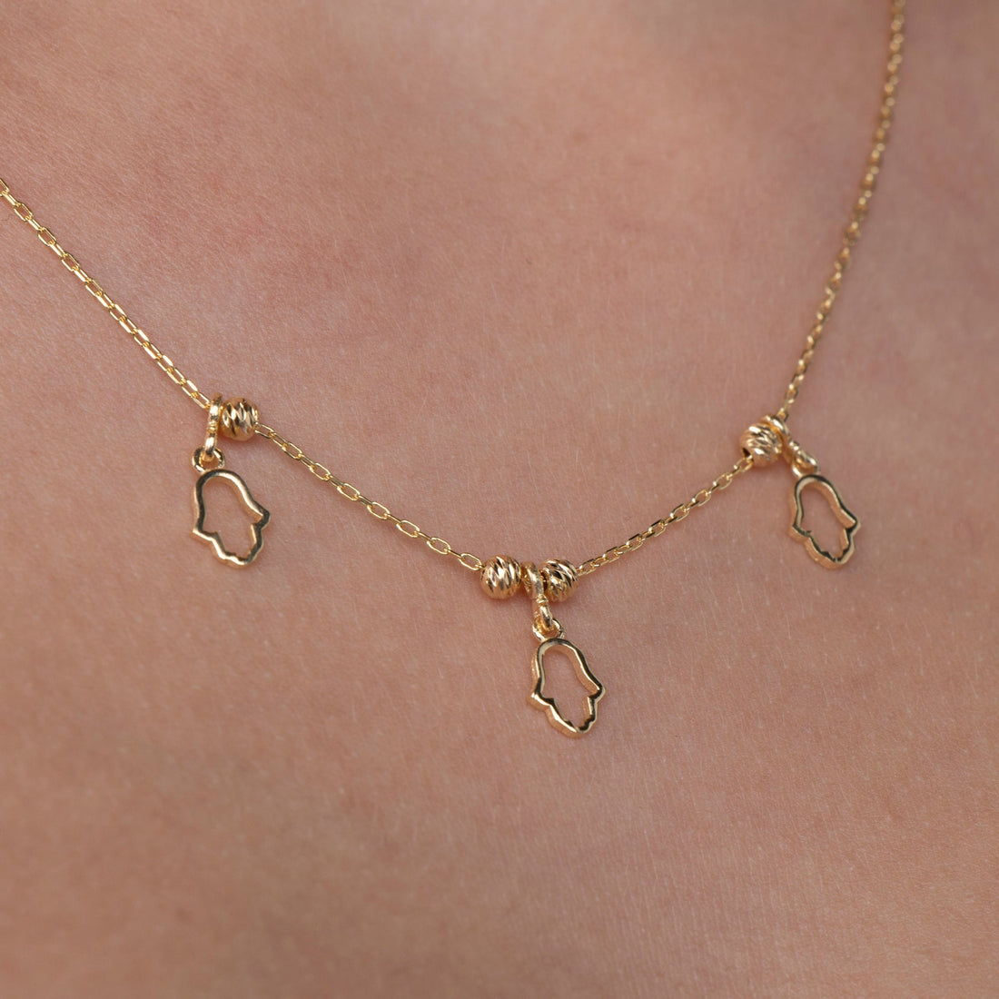 Hamsa Hand of Fatima Necklace