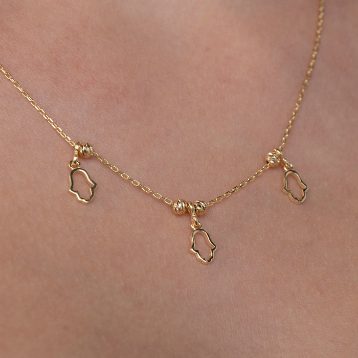 Hamsa Hand of Fatima Necklace