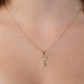Gold Crown Key Necklace