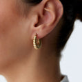 Statement Croissant Hoop Earrings