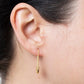 Safety Pin Hoop Earrings