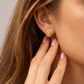 Gold Vermeil Flower Stud