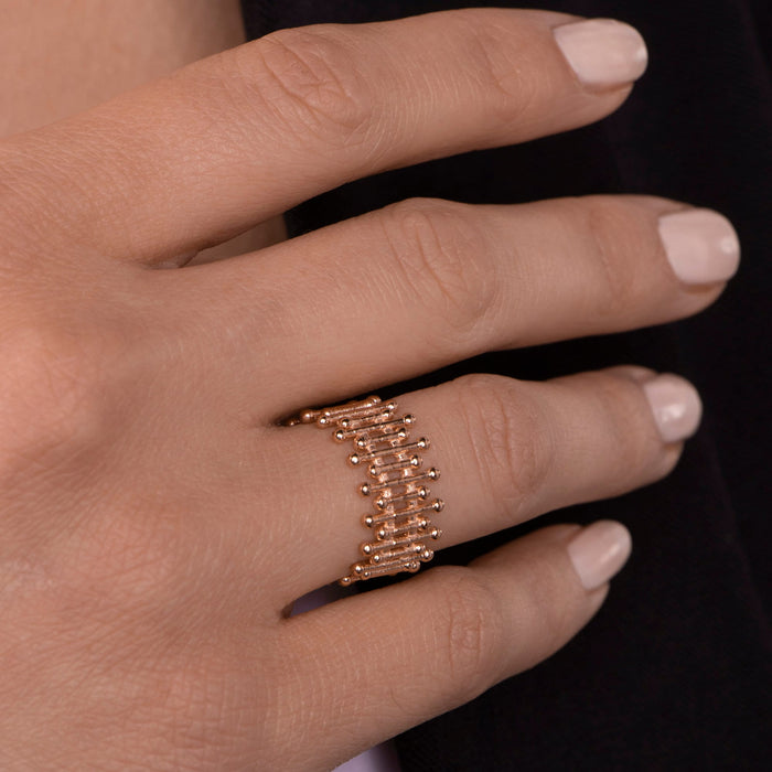 Gold Vermeil Chain Ring