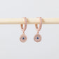 Evil Eye Huggie Hoop Earrings