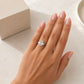 Emerald Cut Three Stone Ring