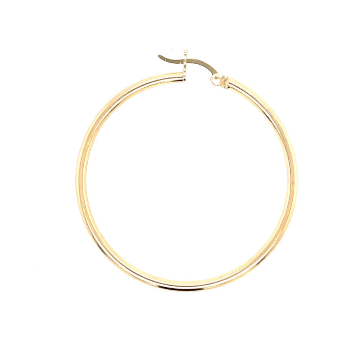 40MM Gold Vermeil Hoop Earrings