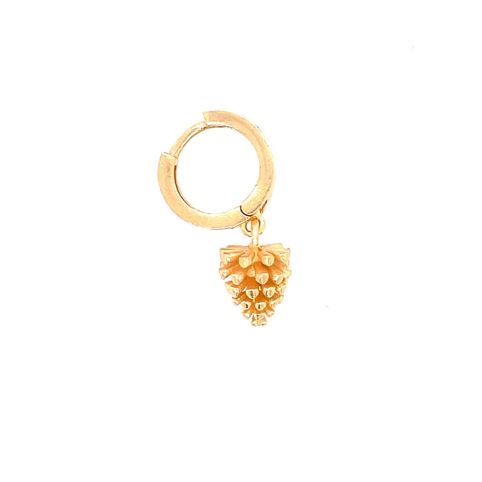 Gold Pinecone Earrings