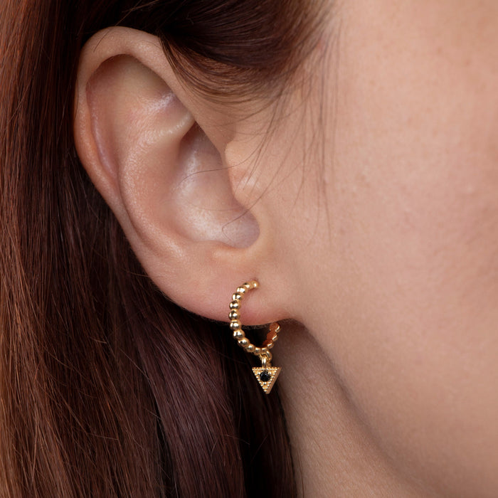 Dainty Huggie Hoop Earrings