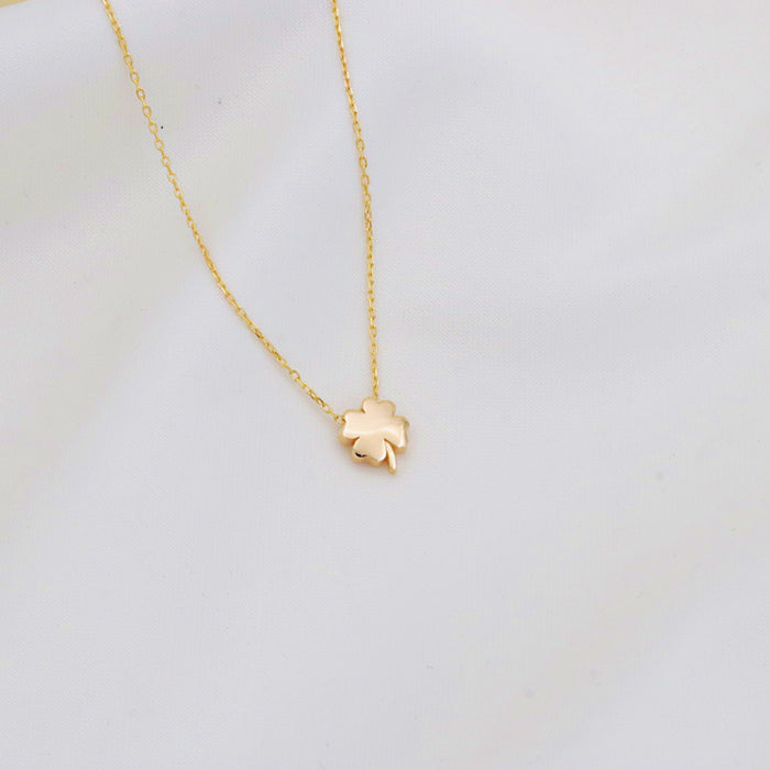 Gold Filled Four Leaf Clover Necklace