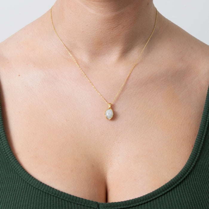 Dainty Moonstone Necklace