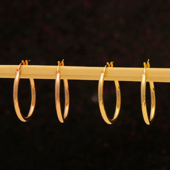 Gold Hoop Earrings