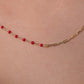 Coral Gem Choker
