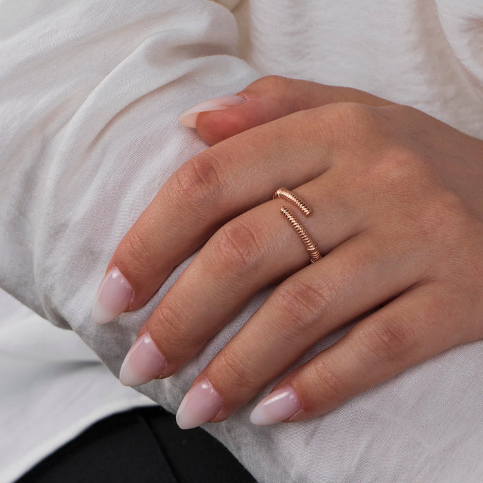 Dainty Gold Wrap Ring