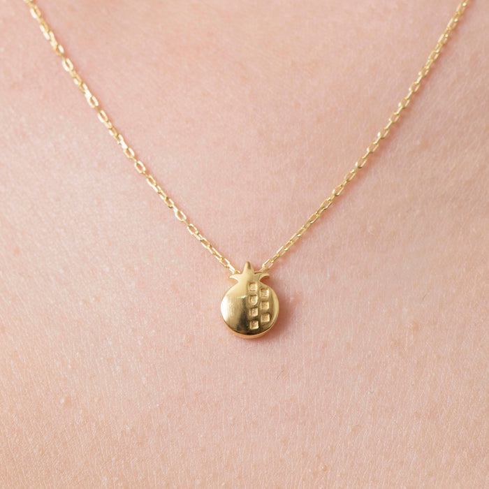 Gold Pomegranate Necklace