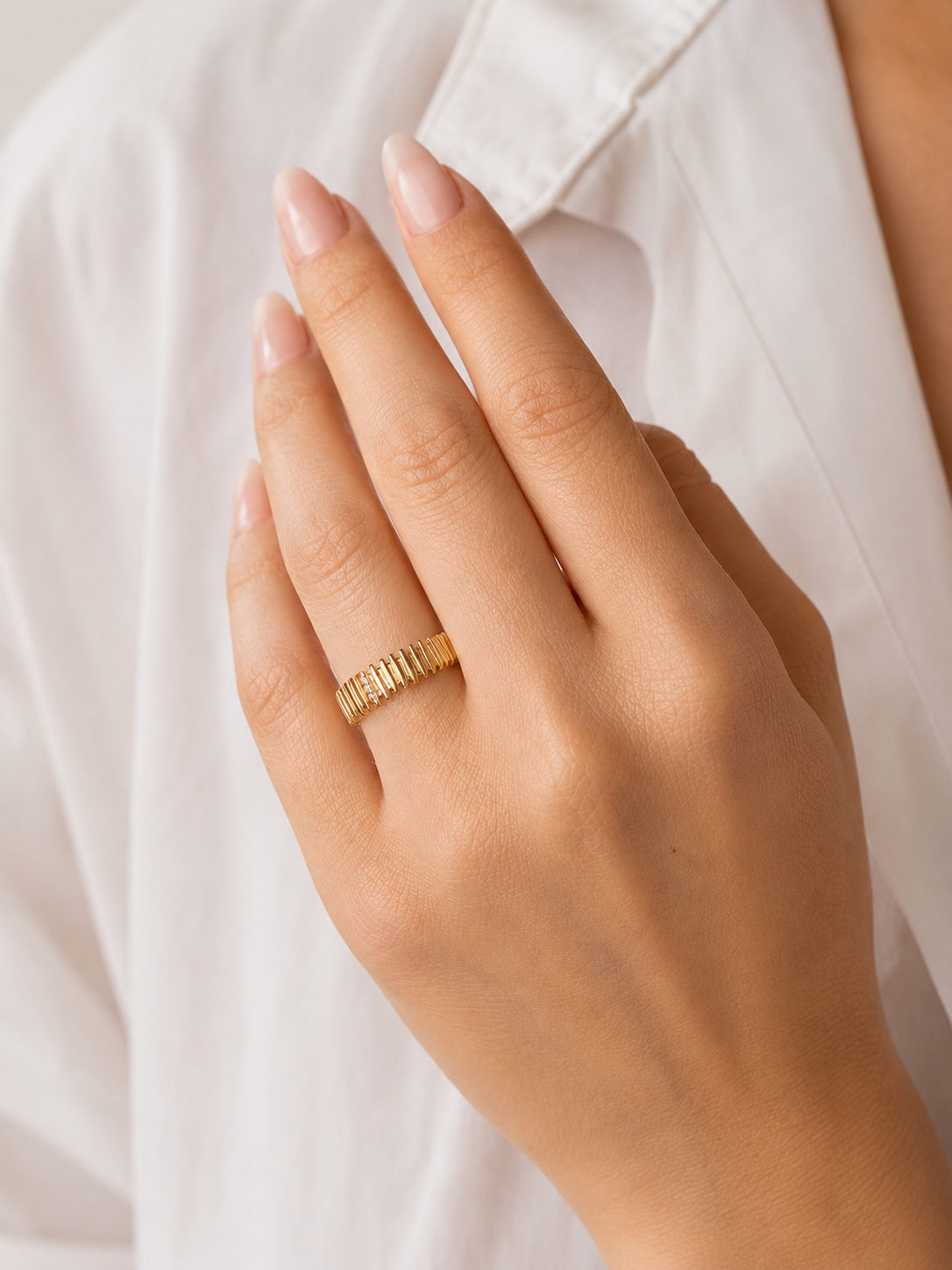 Minimalist Gold Vermeil Ring
