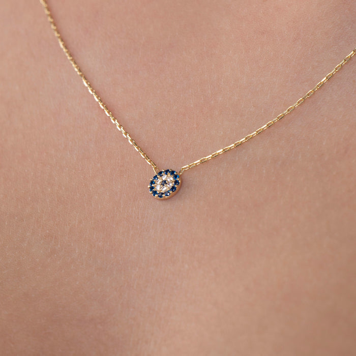 Dainty Evil Eye Protection Necklace