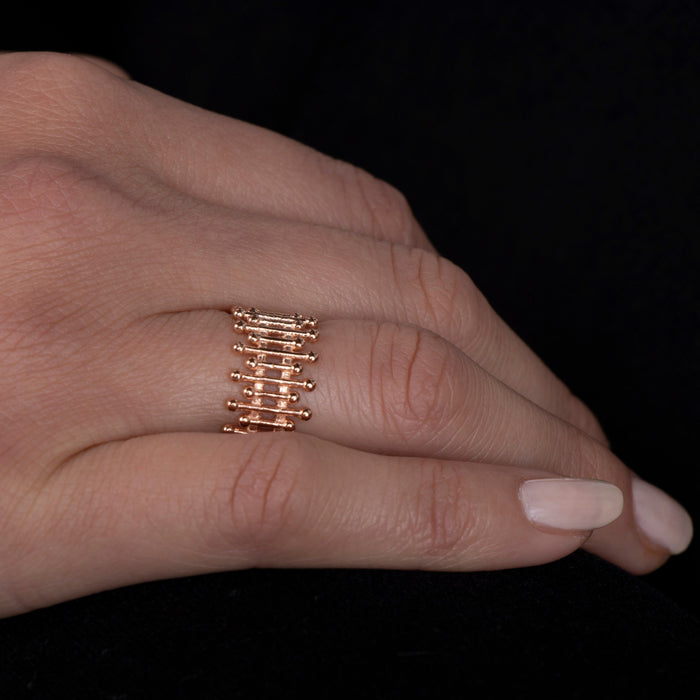 Gold Vermeil Chain Ring