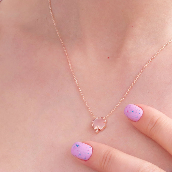 Gold Filled Four Leaf Clover Necklace